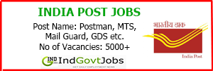 Post Office Recruitment 2021 | India Post Govt Jobs | 3883 Vacancies