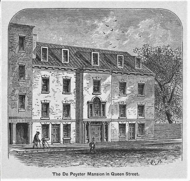 Daytonian in Manhattan The Lost De Peyster House 10 Queen Street