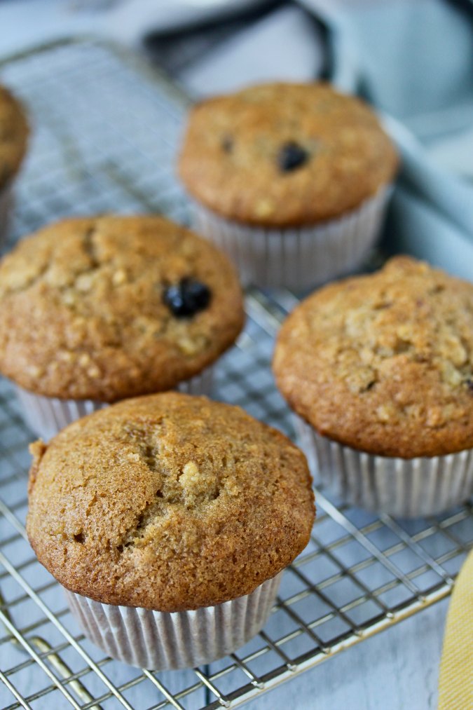 Apple Blueberry Rye Muffins Karen's Kitchen Stories