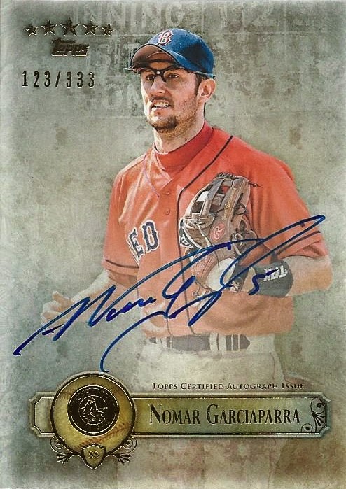 Nomar Garciaparra Signed Autographed Major league Baseball Boston