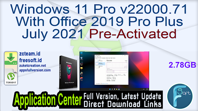 Windows 11 Xtreme LiteOS Edition Build 22000.51 (x64) July 2021 Pre-Activated (NO TPM) _ZcTeam.id