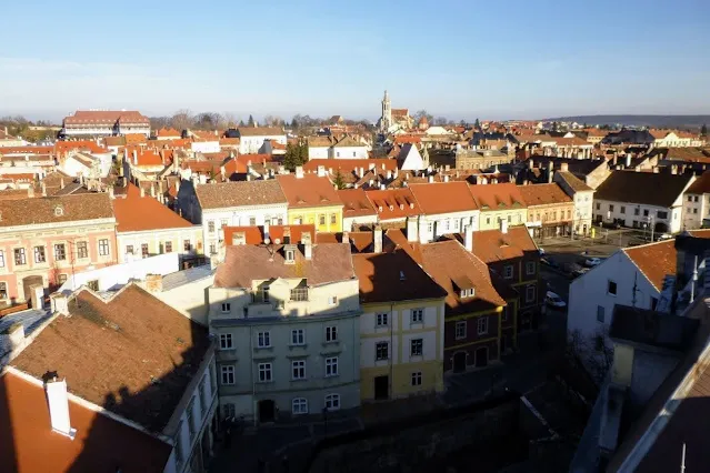 Day trip from Vienna in December: View of Sopron Hungary