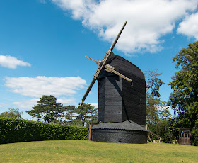 Keston Windmill from outside.   31 August 2012.