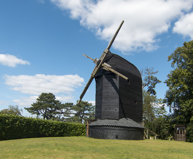 Keston Windmill from outside.   31 August 2012.