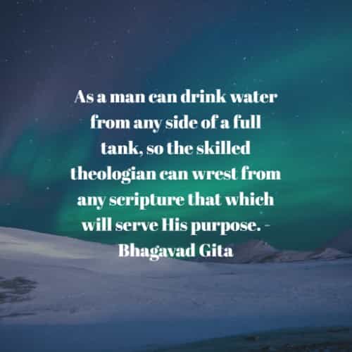 65 Famous quotes and sayings by Bhagavad Gita