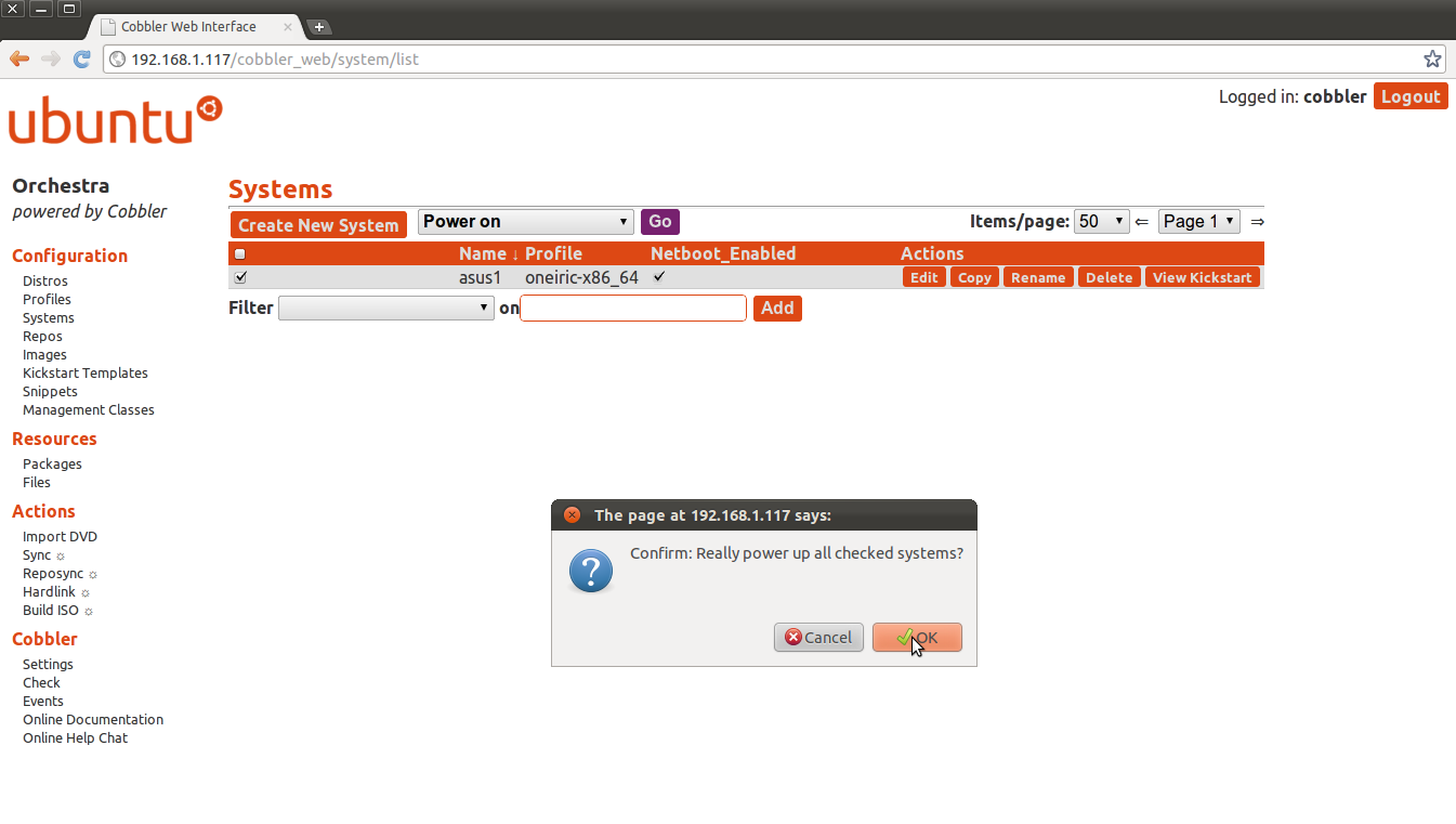 ubuntu orchestra server started getting servers concert ssh remotely bling session install installation extra