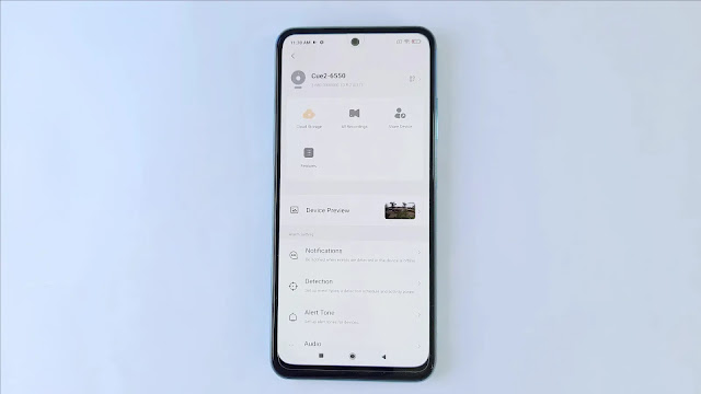 imou camera important settings