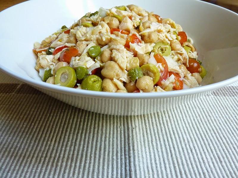 Charo y su Cocina ENSALADA DE GARBANZOS Y POLLO (TRADICIONAL Y