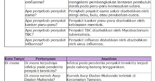 Kata Tanya Apa Kapan Dimana Bagaimana Mengapa Pertanyaan Jawaban