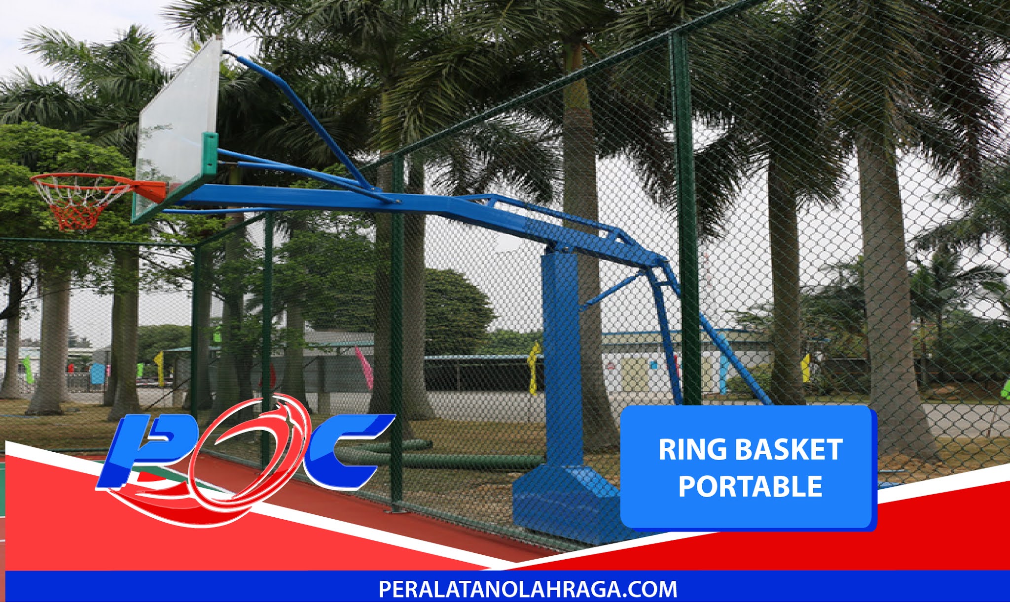 Ring basket portable