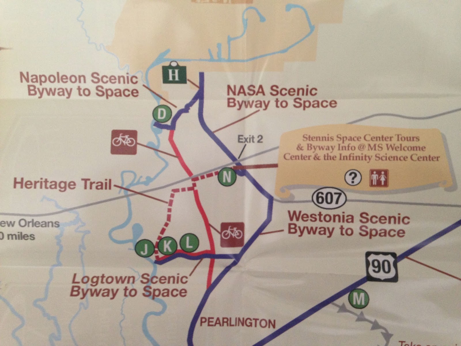 Find Possum Walk Trail at NASA Infinity Space Center