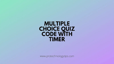 [Responsive] Multiple Choice Quiz HTML and Javascript Code For Blogger ...