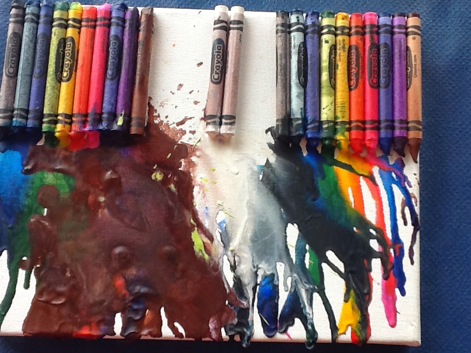 Bernardo Classroom Crayon Art!