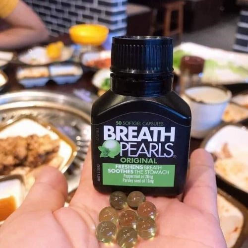 VIÊN UỐNG THƠM MIỆNG – ÚC- BREATH PEARLS 50 viên