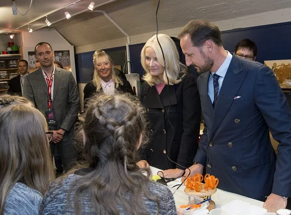 Crown Prince Haakon and Crown Princess Mette-Marit attend Starmus Festival 2017 in Trondheim. wore prada shoes