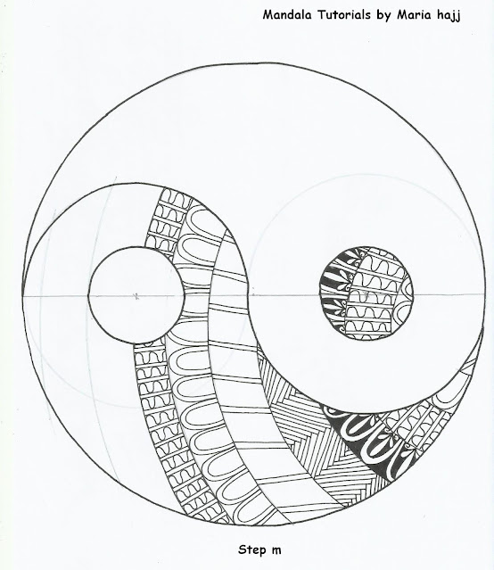 How to draw a yin yang mandala