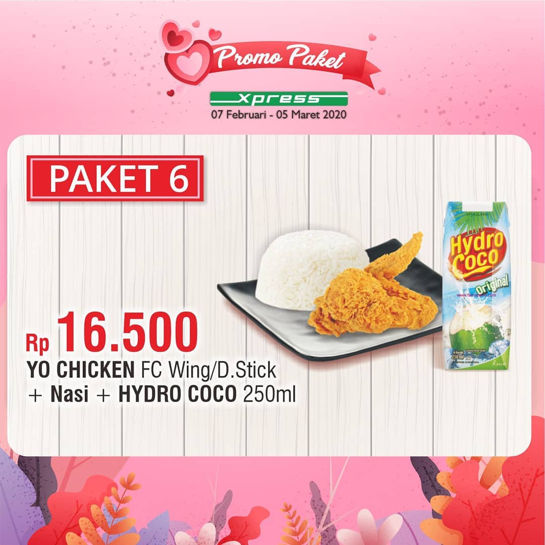 Yomart XPRESS Promo Paket Fried Chicken Periode 7 Februari 5 Maret