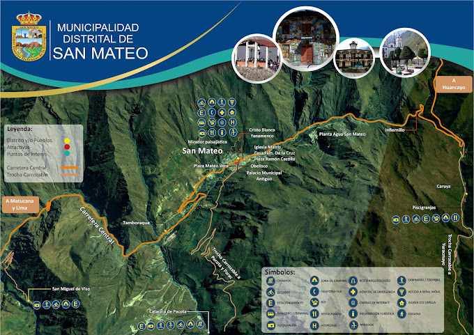 DESCUBRE TU AVENTURA EN SAN MATEO MAPA TURÍSTICO DEL DISTRITO DE SAN
