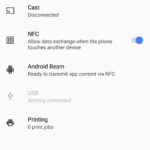 Setting Menu Android O
