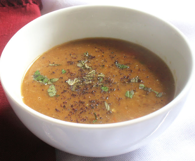 Turkish Red Lentil Soup with Sumac