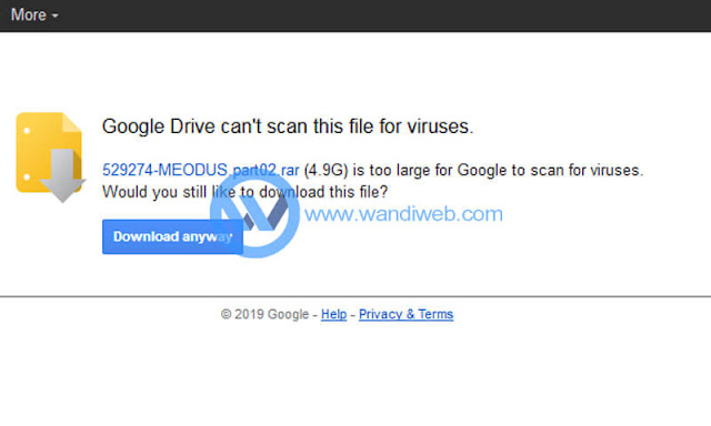 Cara Mengatasi Download Kuota Limit di Google Drive - WandiWeb