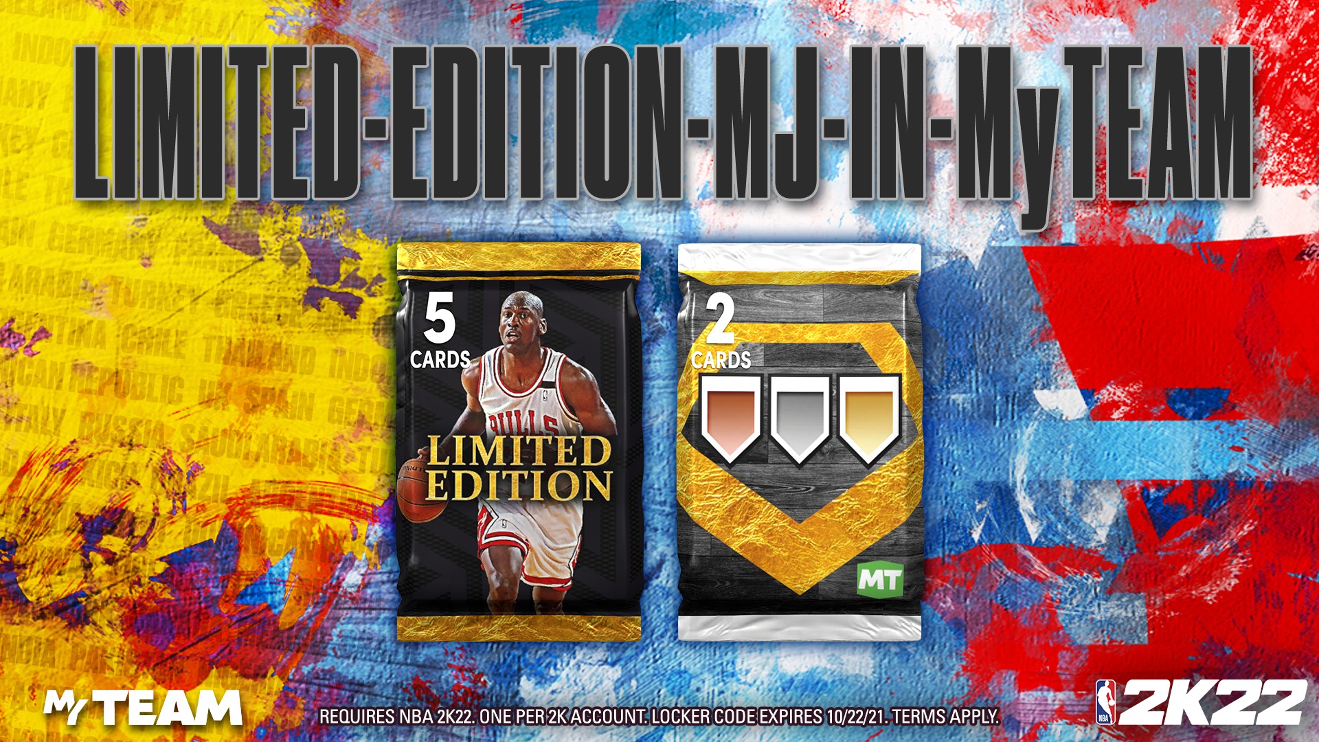 NBA 2K22 MyTEAM Use this code for a Limited Edition Pack