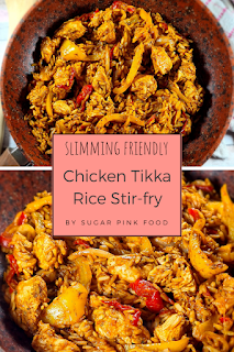 imple Chicken Tikka Rice Stir-fry dish that is Slimming World friendly and lower calorie.