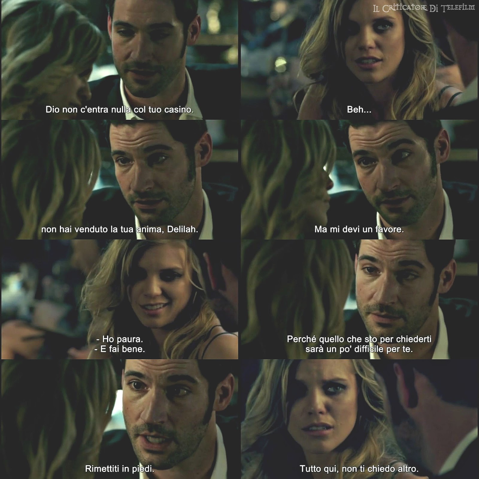 Lucifer 1x01 Pilot Frasi / Quotes della Puntata Il Criticatore di