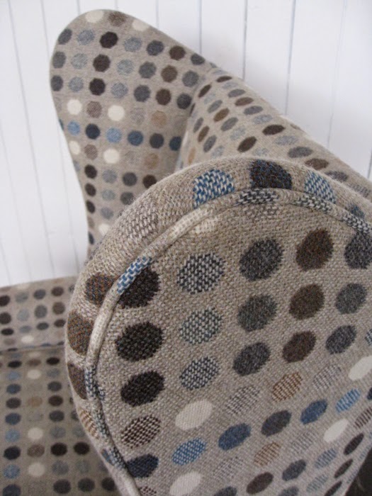 Mick Sheridan Upholstery Wingback Armchair in Welsh Wool