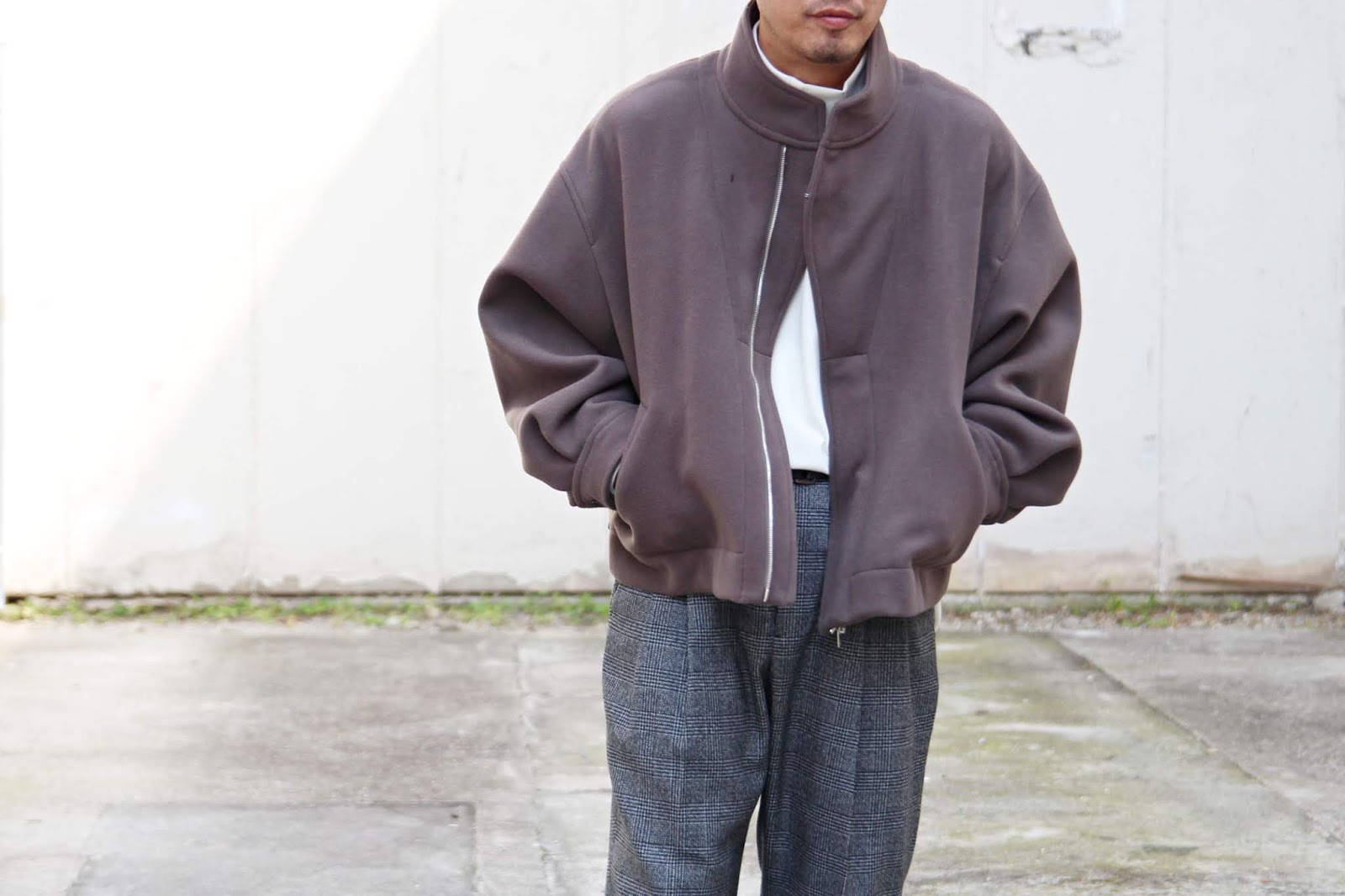 stein / シュタイン「OVER SLEEVE BOA MELTON JACKET」 - input staff blog