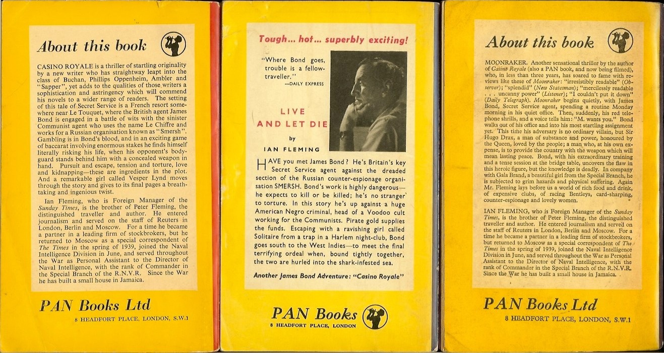 The Book Bond James Uk First Edition Paperbacks 1955 1979 It Might Surprise You To Know That The Rarest And Most Valuable Book Is Actually On Her Majesty S Secret Service Followed By