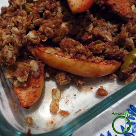 Morsels of Life - Apple Crisp - Quick and simple apple crisp with a sweetened oatmeal topping.