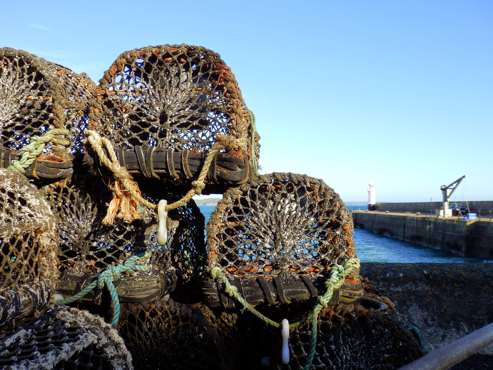 Lobster Pots in Cornwall