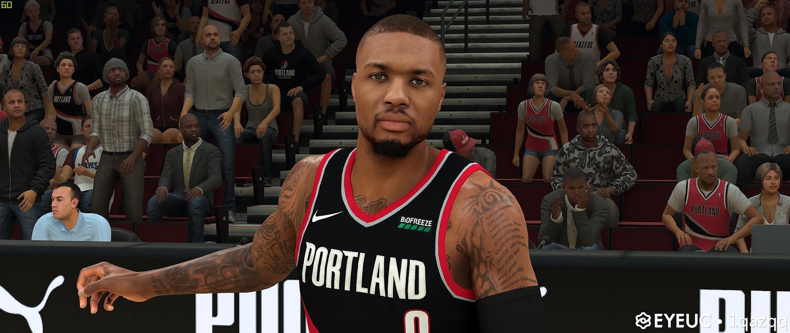 Damian Lillard Cyberface By iqazqq [FOR 2K20] NBA 2K