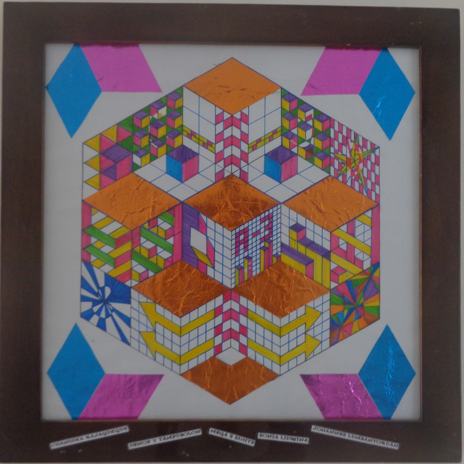 icara tentang matematika dan seni akan menjadi hal yang sulit bagi kita yang tidak memaham Berkarya Lewat Matematika dan Seni