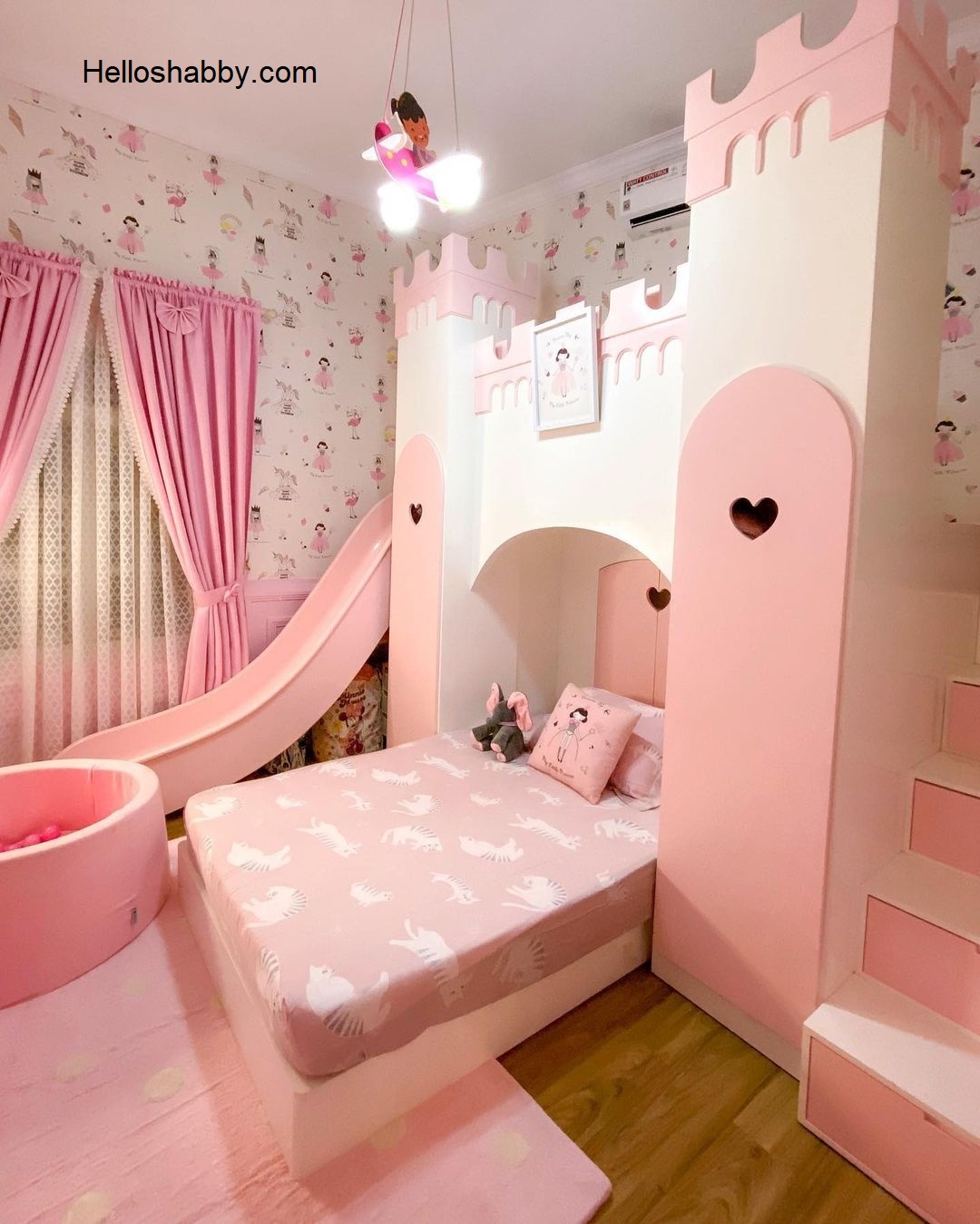 7 Inspirasi Desain Kamar Tidur Anak Perempuan Kekinian ~ HelloShabby