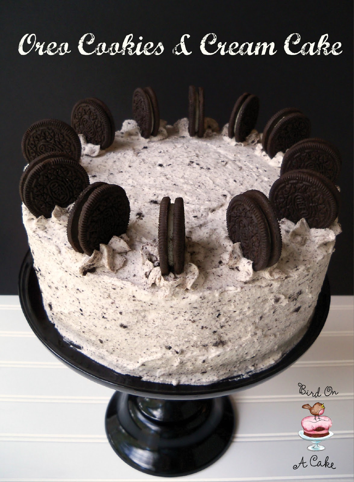 Bird On A Cake Oreo Cookies and Cream Cake