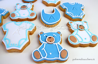 baby shower torta cake biscotti cookies cupcakes winnie the pooh maschio boy