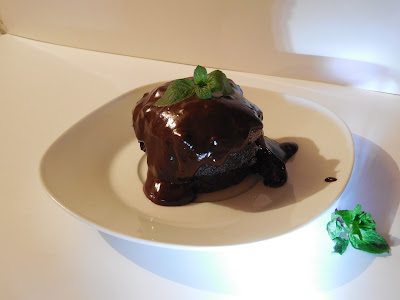 Brownie cu menta  (Negresa cu menta)