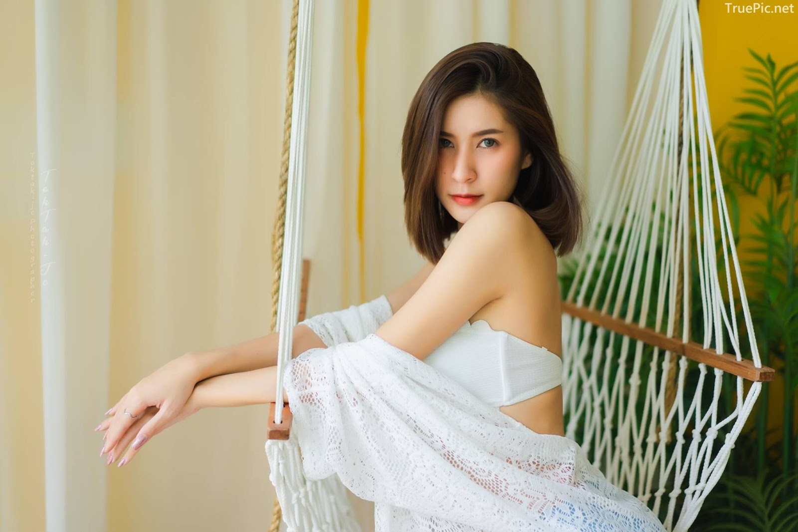 Thailand Hot Model MIldd Thanyarath Sriudomloert Sexy 2 Piece Swimsuits