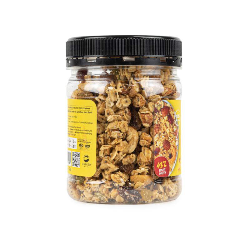 Hạt Dinh Dưỡng Ngũ Cốc Granola Faminuts Hũ Nhựa 280g