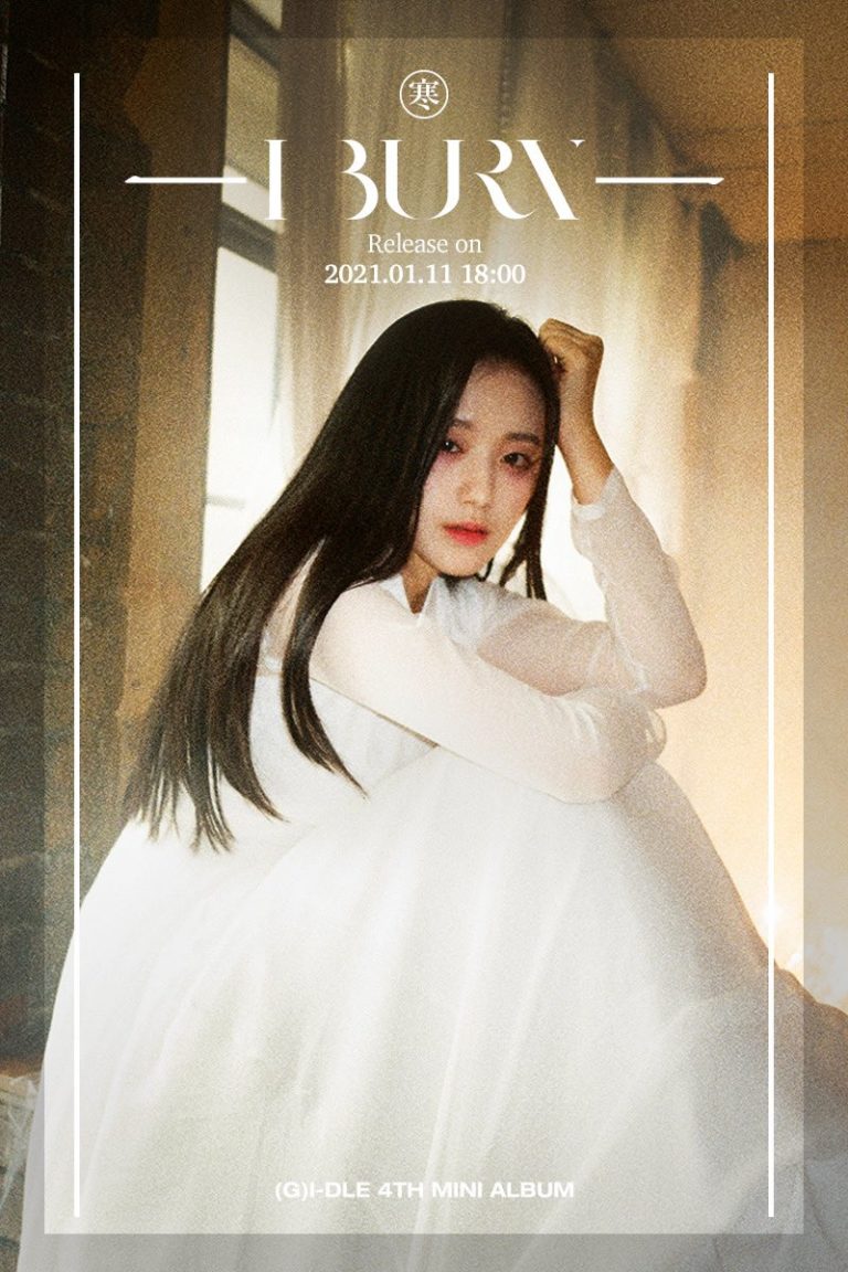 (G)I-DLE Looks Captivating With White Dress in New Teaser for 'I BURN'