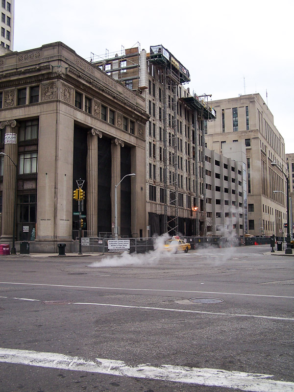 Faded Detroit Grand Trunk Western Headquarters