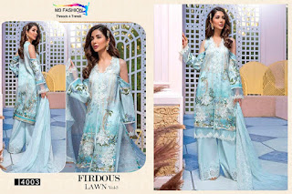 M3 Fashion Firdous lawn 3 Pakistani Suits Wholesaler