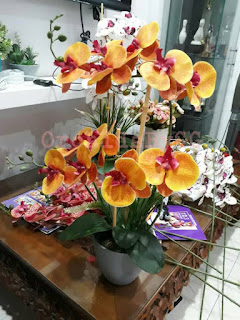 Gubahan Bunga Orkid Simple
