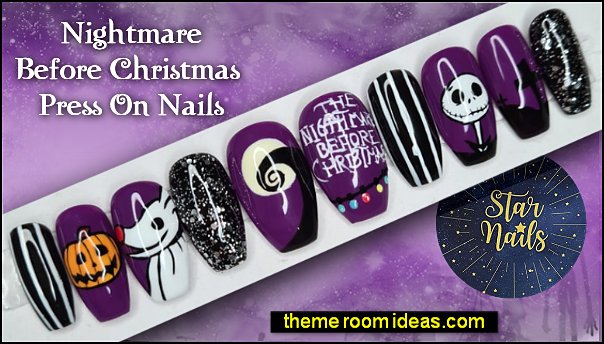 The Nightmare Before Christmas Halloween Press-On Nails The Nightmare Before Christmas Halloween decorating The Nightmare Before Christmas Halloween Press-On Nails The Nightmare Before Christmas Halloween decorating