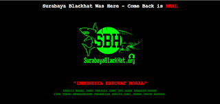 Retas Situs Pemerintah, Surabaya Blackhat is Back Retas Situs Pemerintah, Surabaya Blackhat is Back