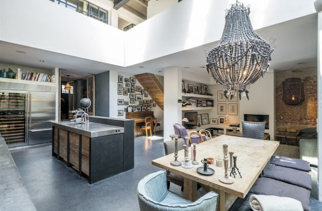 An amazing industrial loft in the center of Amsterdam.