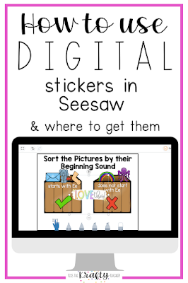 stickers for seesaw pin image