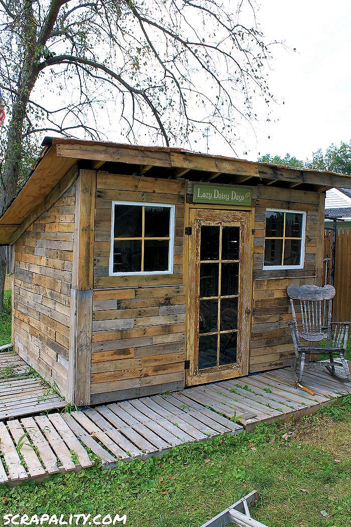 Project: Pallet Shed- Finishing Touches - Scrapality
